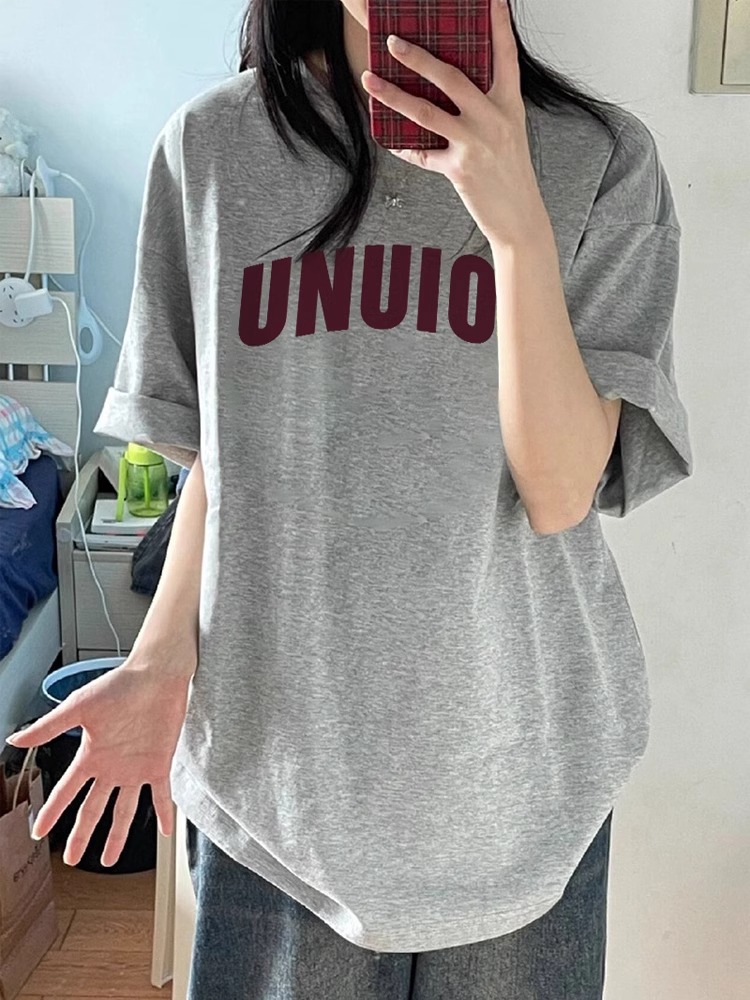 Trendy American Retro Couple Short Sleeve T-Shirt for Men and Women, Plus Size Loose Harajuku Style Half Sleeve Top Trendy American Retro Couple Short Sleeve T-Shirt for Men and Women, Plus Size Loose Harajuku Style Half Sleeve Top