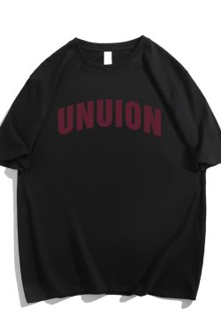 Trendy American Retro Couple Short Sleeve T-Shirt for Men and Women, Plus Size Loose Harajuku Style Half Sleeve Top