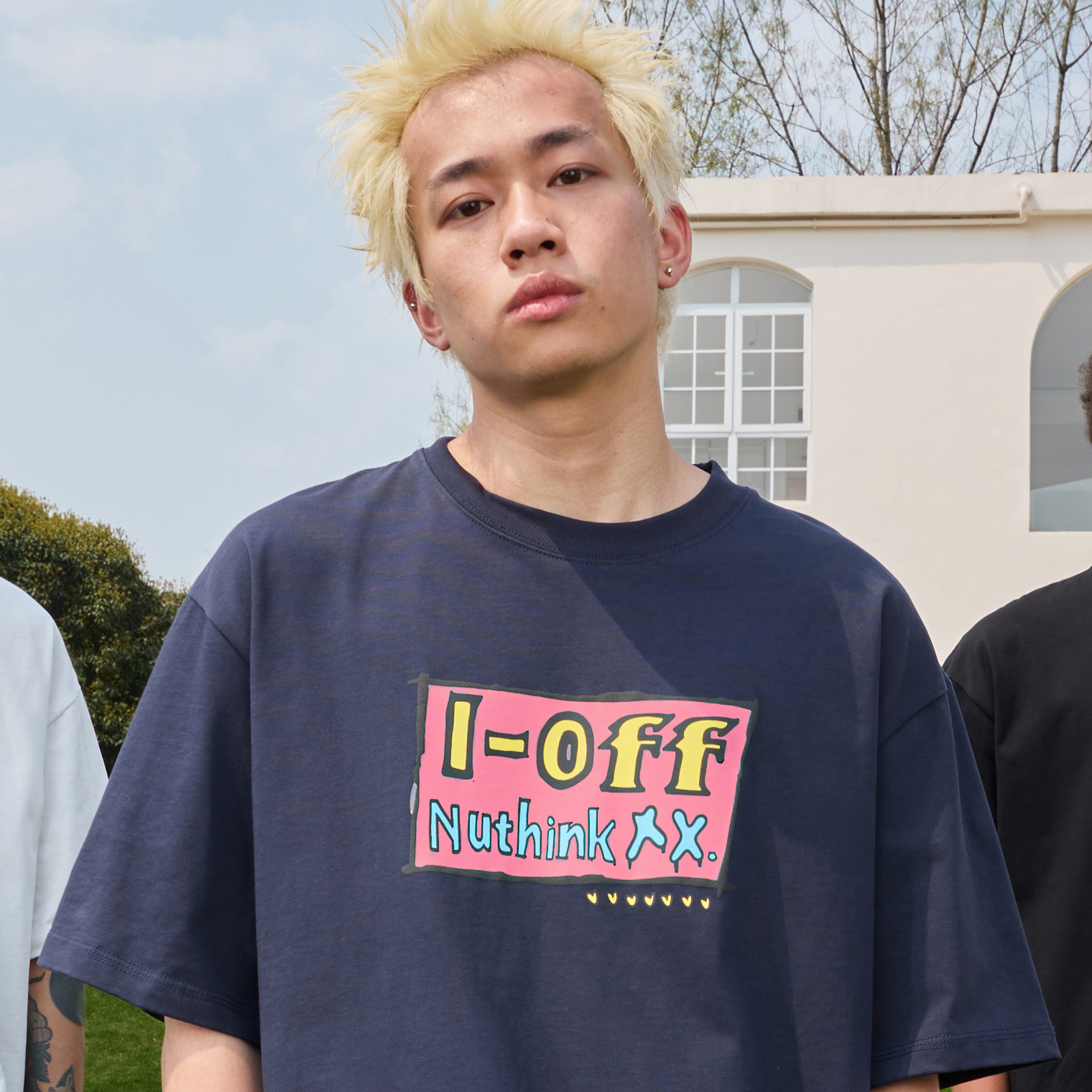 Trendy American Retro Heavyweight Short Sleeve T-Shirt with Dopamine Letter Print Unisex 2025 Model Trendy American Retro Heavyweight Short Sleeve T-Shirt with Dopamine Letter Print Unisex 2025 Model