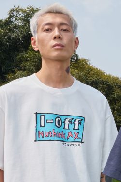 Trendy American Retro Heavyweight Short Sleeve T-Shirt with Dopamine Letter Print Unisex 2025 Model