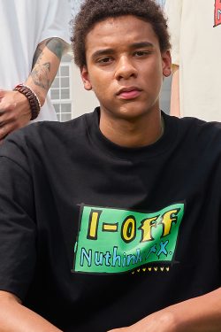 Trendy American Retro Heavyweight Short Sleeve T-Shirt with Dopamine Letter Print Unisex 2025 Model