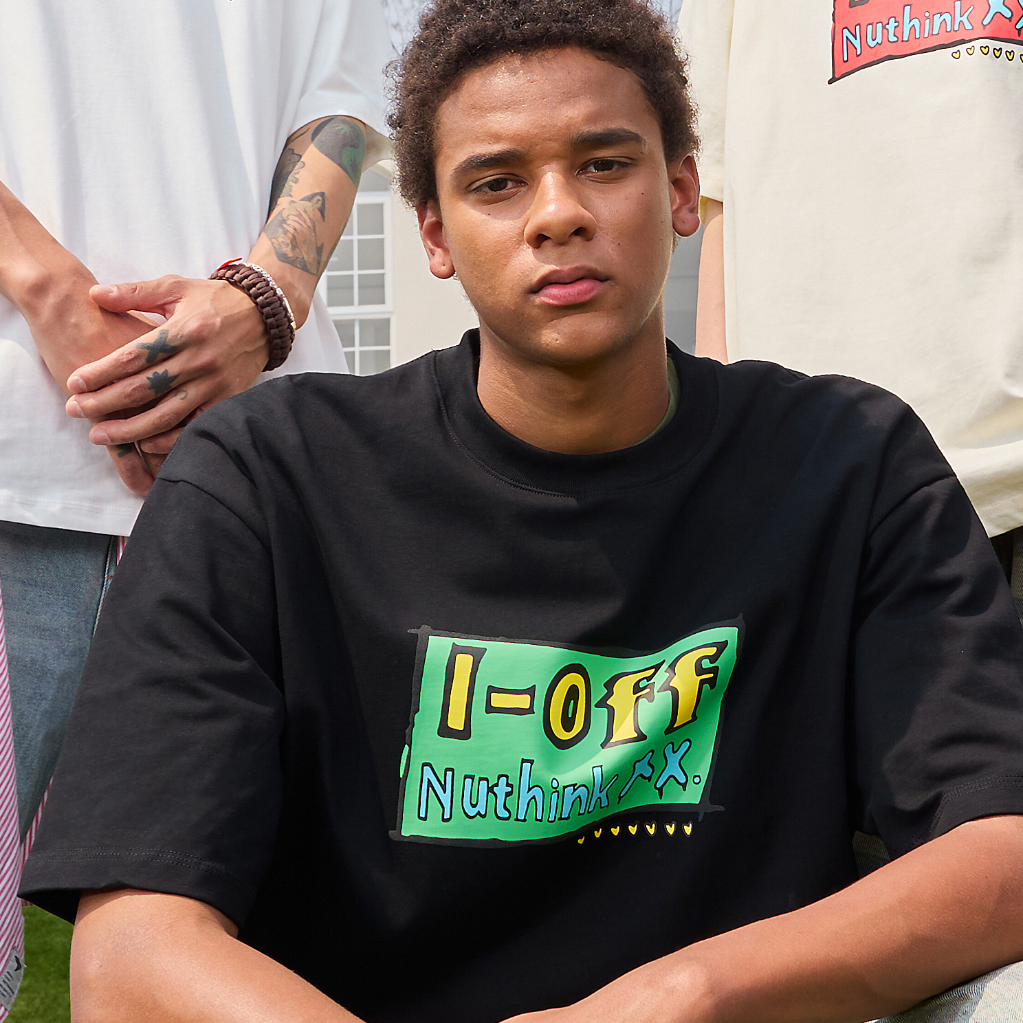 Trendy American Retro Heavyweight Short Sleeve T-Shirt with Dopamine Letter Print Unisex 2025 Model Trendy American Retro Heavyweight Short Sleeve T-Shirt with Dopamine Letter Print Unisex 2025 Model