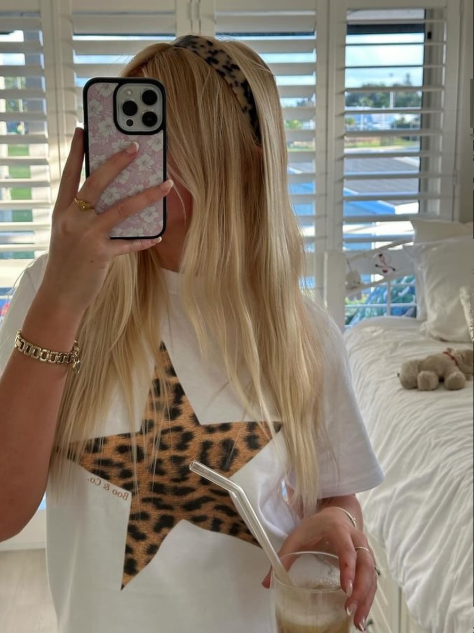 Trendy American Retro Leopard Print Star Letter Oversized Short Sleeve T-Shirt for Women - Y2K Hot Girl Style Top Trendy American Retro Leopard Print Star Letter Oversized Short Sleeve T-Shirt for Women - Y2K Hot Girl Style Top
