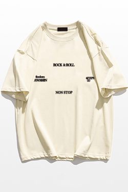 Trendy American Retro Letter Short-Sleeve T-Shirt for Men and Women, Pure Cotton, Plus Size, Loose Fit, Chic Hong Kong Style