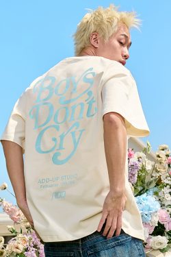 Trendy American Style Letter Print Short Sleeve T-Shirt - Retro Hip-Hop Loose Fit for Men and Women - Summer 2025 Fashion