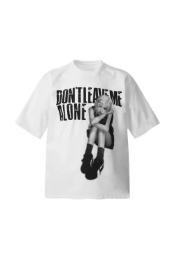 Trendy American-Style Portrait Printed Short-Sleeve T-Shirt for Women - Summer Loose Fit Pure Cotton Slimming Tee Top