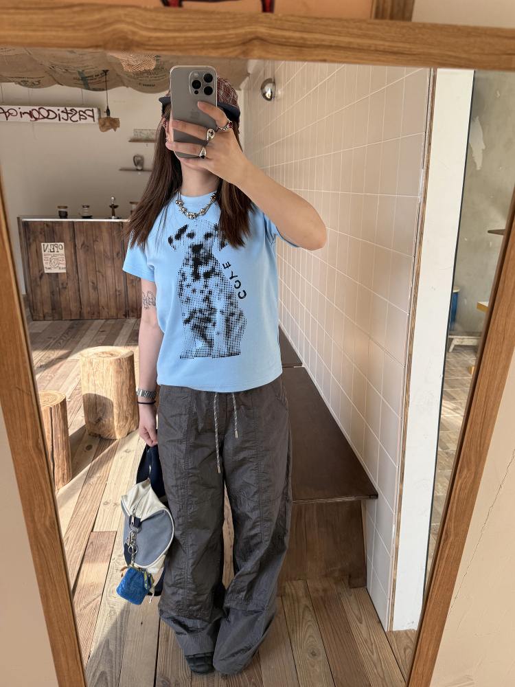 Trendy American Style Printed Dog T-Shirt for Women, Short Sleeve Round Neck, Stretchy and Slightly Loose Summer Top Trendy American Style Printed Dog T-Shirt for Women, Short Sleeve Round Neck, Stretchy and Slightly Loose Summer Top