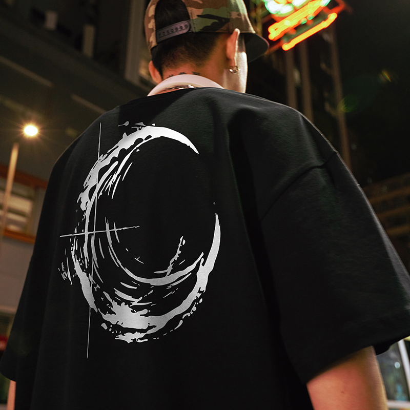 Trendy American-Style Printed Short Sleeve T-Shirt for Men and Women - Loose Fit Heavyweight Tee - Casual 90s Y2K Style Trendy American-Style Printed Short Sleeve T-Shirt for Men and Women - Loose Fit Heavyweight Tee - Casual 90s Y2K Style