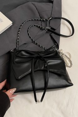 Trendy Ballet-Style Women's Shoulder Bag 2025 - Versatile Crossbody with Silver Chain - Fashionable High-End Feel