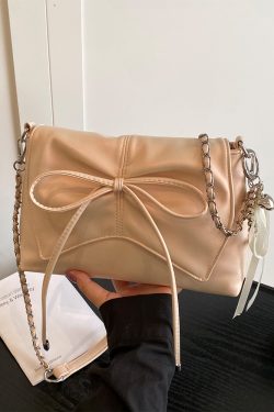 Trendy Ballet-Style Women's Shoulder Bag 2025 - Versatile Crossbody with Silver Chain - Fashionable High-End Feel