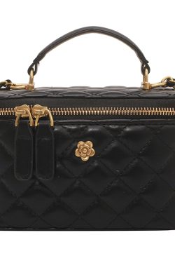 Trendy Diamond-Patterned Handbag for Women - Spring/Summer 2025 Shoulder & Crossbody Chain Bag - Chic Small Fashion Accessory