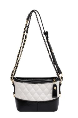 Trendy Diamond Quilted Chain Shoulder Crossbody Bag for Women - Versatile Slouchy Style for Spring and Summer 2025 Fashion