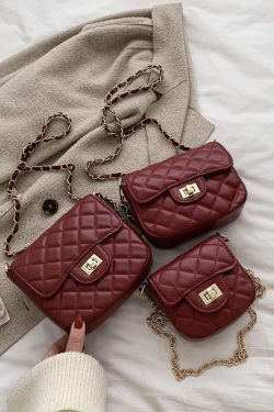 Trendy Diamond Quilted Crossbody Handbag for Women, Korean Style Shoulder Bag, Versatile Fashionable 2025 Design