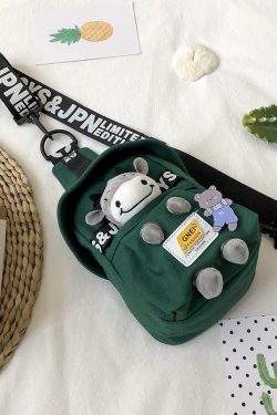 Trendy Japanese-Style Soft Girl Crossbody Bag - Versatile Small Chest Bag for Women, 2025 Internet Celebrity Fashion