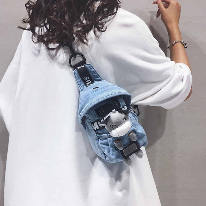 Trendy Japanese-Style Soft Girl Crossbody Bag - Versatile Small Chest Bag for Women, 2025 Internet Celebrity Fashion Trendy Japanese-Style Soft Girl Crossbody Bag - Versatile Small Chest Bag for Women, 2025 Internet Celebrity Fashion