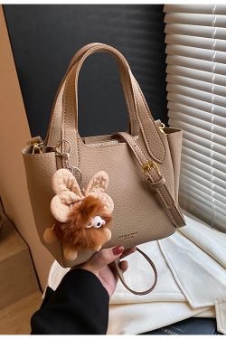 Trendy Korean Style Bucket Bag for Women - Minimalist Versatile Shoulder Bag for Winter 2025, High-End Casual Fashion