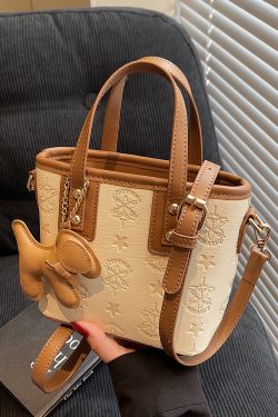 Trendy Korean Style Crossbody Bucket Bag - Cute Handheld Shoulder Bag for Spring 2025 Fashion