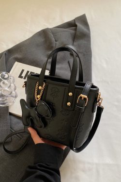 Trendy Korean Style Crossbody Bucket Bag - Cute Handheld Shoulder Bag for Spring 2025 Fashion