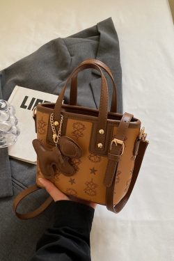 Trendy Korean Style Crossbody Bucket Bag - Cute Handheld Shoulder Bag for Spring 2025 Fashion