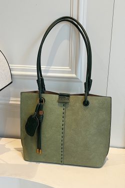 Trendy Korean Style Large-Capacity Tote Bag for Women - Versatile High-End Shoulder Bag for Commuting in 2025