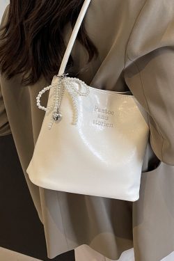 Trendy Korean Style Underarm Bag for Women - Summer 2025 Minimalist Casual Small Square Shoulder Bag