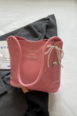 Trendy Korean Style Underarm Bag for Women - Summer 2025 Minimalist Casual Small Square Shoulder Bag