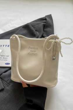 Trendy Korean Style Underarm Bag for Women - Summer 2025 Minimalist Casual Small Square Shoulder Bag