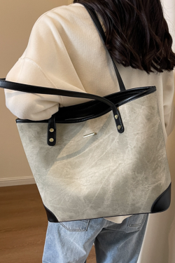 Trendy Large-Capacity Tote Bag for Women, Stylish Commuter Shoulder Bag, Chic 2025 Fashion Essential