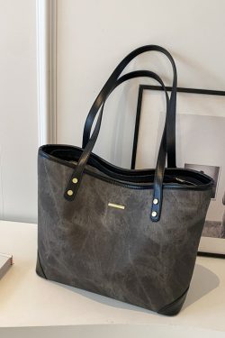 Trendy Large-Capacity Tote Bag for Women, Stylish Commuter Shoulder Bag, Chic 2025 Fashion Essential