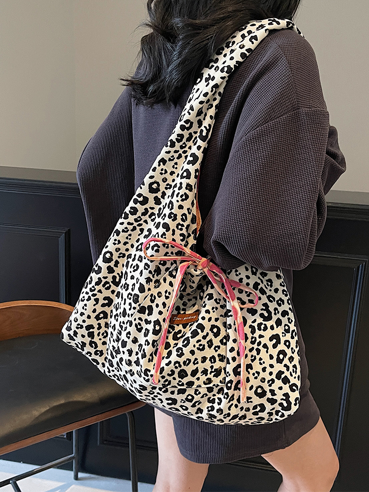 Trendy Leopard Print Tote Bag for Women - Large Capacity Shoulder Bag for Class and Commuting, 2025 Fashion Must-Have Trendy Leopard Print Tote Bag for Women - Large Capacity Shoulder Bag for Class and Commuting, 2025 Fashion Must-Have