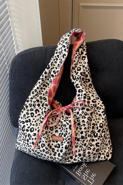 Trendy Leopard Print Tote Bag for Women - Large Capacity Shoulder Bag for Class and Commuting, 2025 Fashion Must-Have