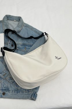 Trendy Nylon Oxford Shoulder Dumpling Bag for Women - Large Capacity Crossbody Bag for Students and Commuting, 2025 Style