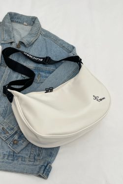 Trendy Nylon Oxford Shoulder Dumpling Bag for Women - Large Capacity Crossbody Bag for Students and Commuting, 2025 Style
