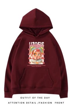 Trendy Plus-Size Hooded Sweatshirt for Women, Autumn Winter 2025 American Style Loose Jacket, Casual Lazy Hong Kong Fashion