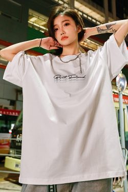 Trendy Plus Size Loose Fit Half-Sleeve T-Shirt for Men, Simple Spring Style with Letter Design, Casual Streetwear Fashion