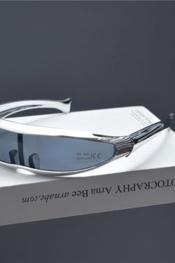 Trendy Punk Retro Laser Sunglasses for Women - Millennial Street Style Cycling and Photography Eyewear