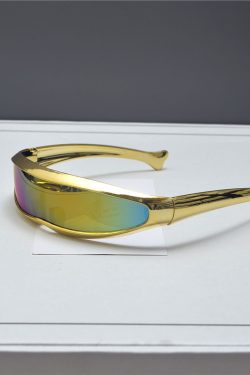 Trendy Punk Retro Laser Sunglasses for Women - Millennial Street Style Cycling and Photography Eyewear