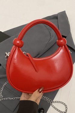 Trendy Red Handbag for Women - Versatile High-End Crossbody & Shoulder Chain Bag - 2025 Fashion Must-Have