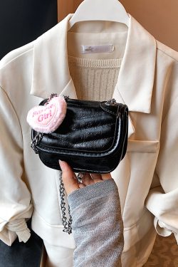 Trendy Red Mini Handbag for Women 2025 - Small Square Crossbody Bag with High-Quality Chain Shoulder Strap