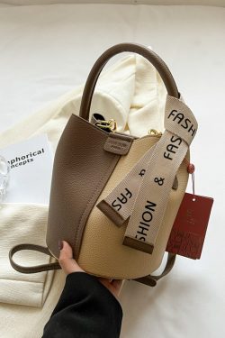 Trendy Retro Women's Handheld Bucket Bag - High-Quality Commuter Crossbody for 2025, Perfect for Y2K and Everyday Style
