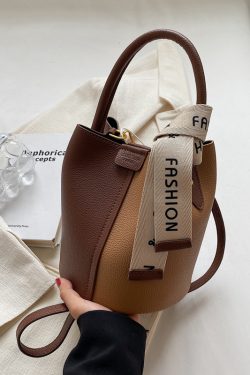 Trendy Retro Women's Handheld Bucket Bag - High-Quality Commuter Crossbody for 2025, Perfect for Y2K and Everyday Style