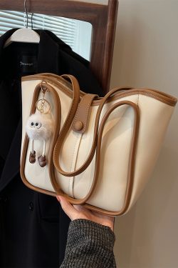 Trendy Retro Women's Tote Bag 2025 - Large Capacity Commuter Bag for Stylish Everyday Use