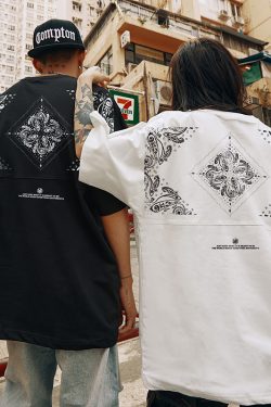 Trendy Short Sleeve T-Shirt for Men and Women, Plus Size Batwing Sleeves, Summer Fashion, European and American Style