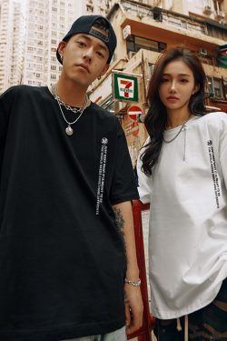 Trendy Short Sleeve T-Shirt for Men and Women, Plus Size Batwing Sleeves, Summer Fashion, European and American Style