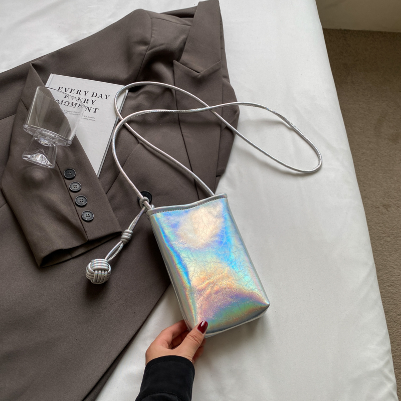 Trendy Silver Crossbody Phone Bag for Women, Lightweight Mini Bag with Unique Texture for Summer 2025 Fashion Trendy Silver Crossbody Phone Bag for Women, Lightweight Mini Bag with Unique Texture for Summer 2025 Fashion