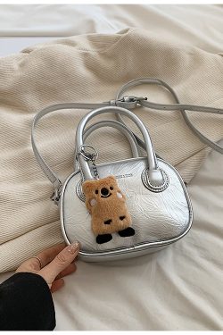 Trendy Silver Women's Handbag 2025 - High-End Small Shoulder Bag & Crossbody for Summer Commuting - Fashionable & Popular Design