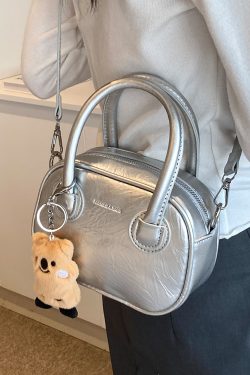 Trendy Silver Women's Handbag 2025 - High-End Small Shoulder Bag & Crossbody for Summer Commuting - Fashionable & Popular Design