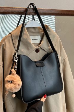 Trendy Spring Summer 2025 Women's Bucket Bag - Versatile High-End Crossbody Shoulder Bag for Everyday Use