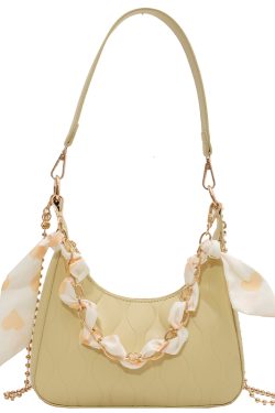 Trendy Spring/Summer 2025 Women's Small Square Crossbody Chain Bag - Versatile Handheld Underarm Fashion Accessory