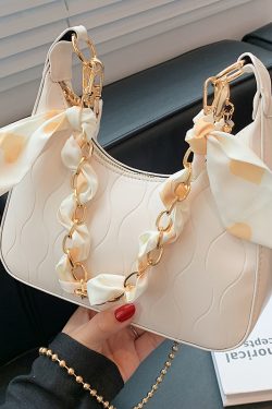 Trendy Spring/Summer 2025 Women's Small Square Crossbody Chain Bag - Versatile Handheld Underarm Fashion Accessory